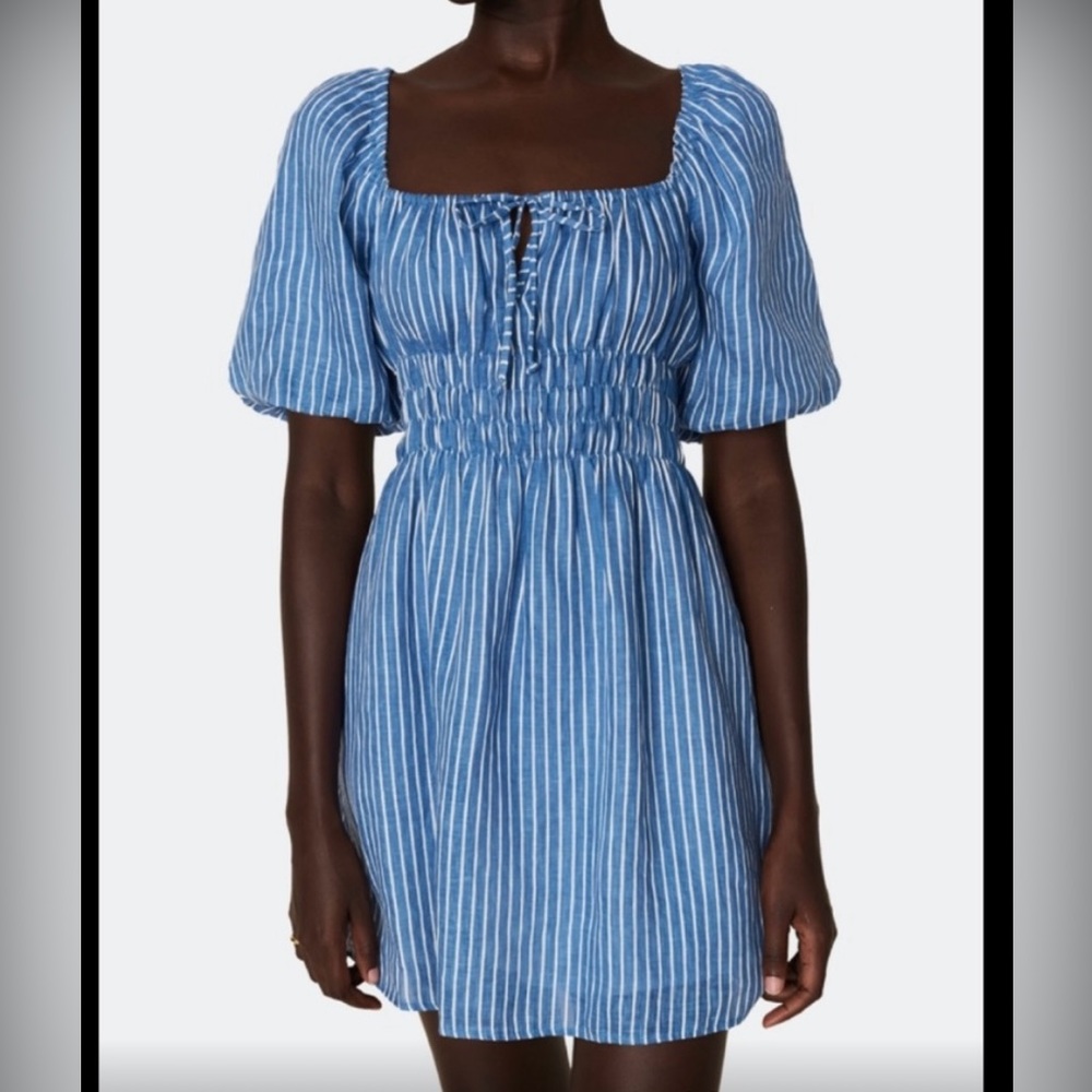 Faithfull the Brand Nikoleta Mini Dress Antico Stripe